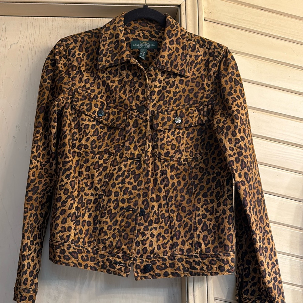 Ralph Lauren animal print (leopard) size small